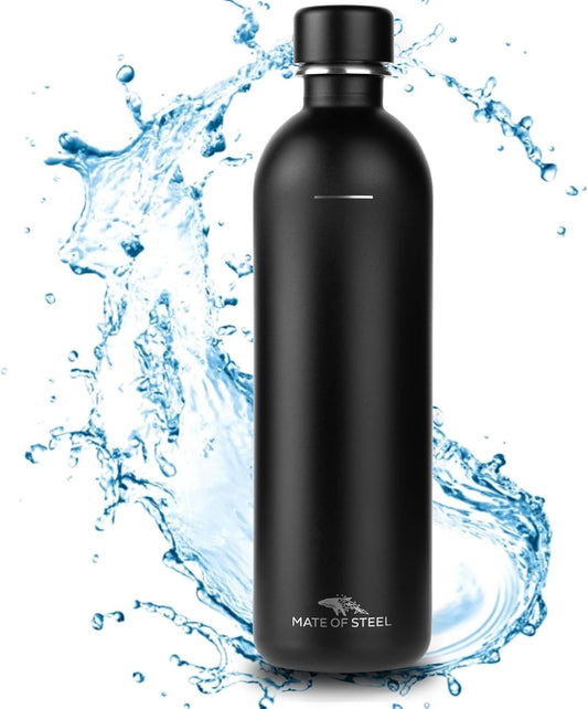 Moby-Dick - 1.0L Edelstahl-Flasche (Black)