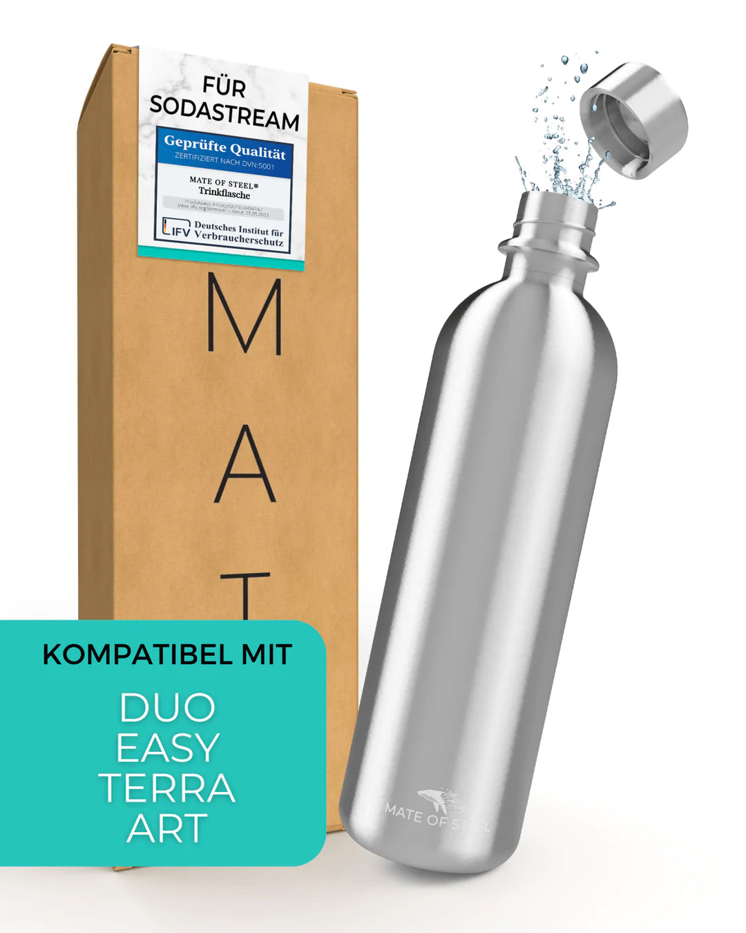 Moby-Dick - 1.0L Edelstahl-Flasche