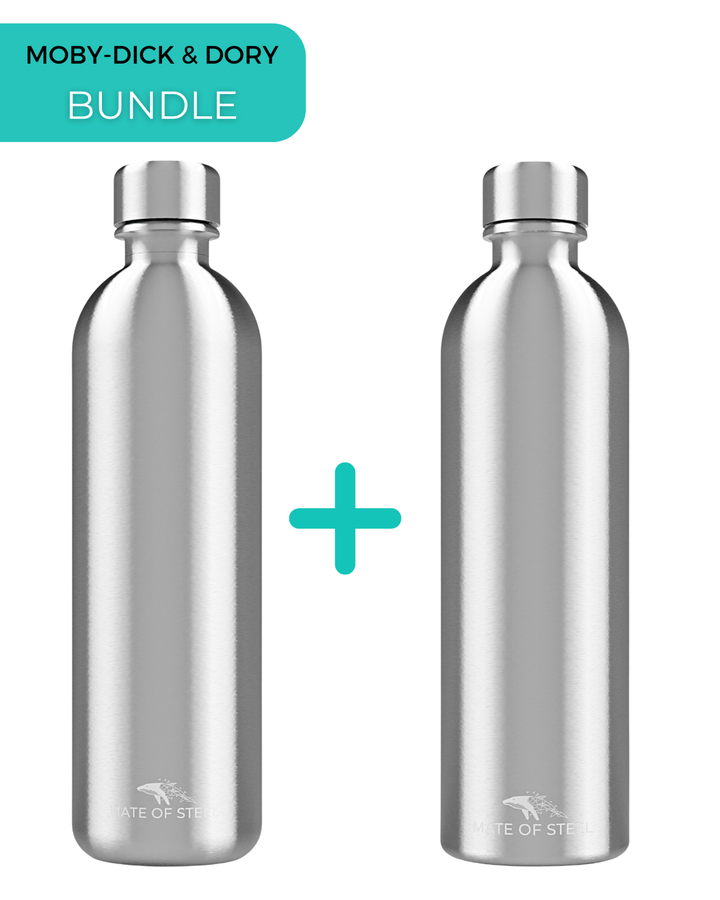 Moby-Dick & Dory Bundle - 1.0L & 0.8L Edelstahl-Flasche